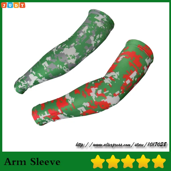 Спортивный рукав для бейсбола мягкие стежки камуфляжные американские флаги