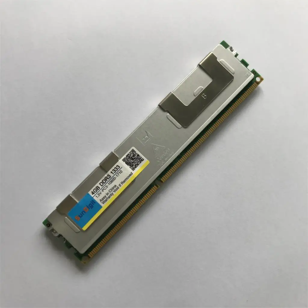 Для серверной памяти R DIMM RAM s DDR3 4 ГБ 8 1333 МГц PC3 10600R 2Rx4 ECC REG RDIMM DDR 3 или X79 пожизненная