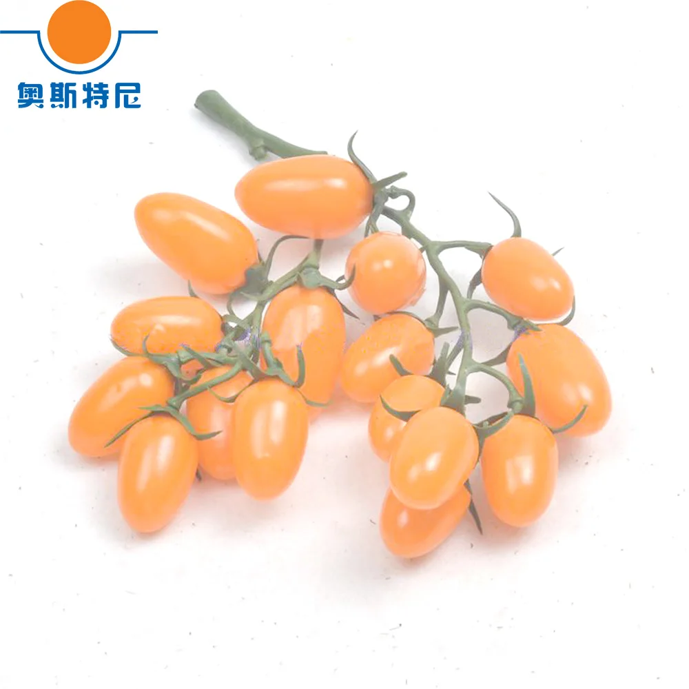 1 связка красный 18 см длинный искусственный Cherry вый томат и искусственный Cherry томат связка поддельная имитация Cherry томата модель фруктов