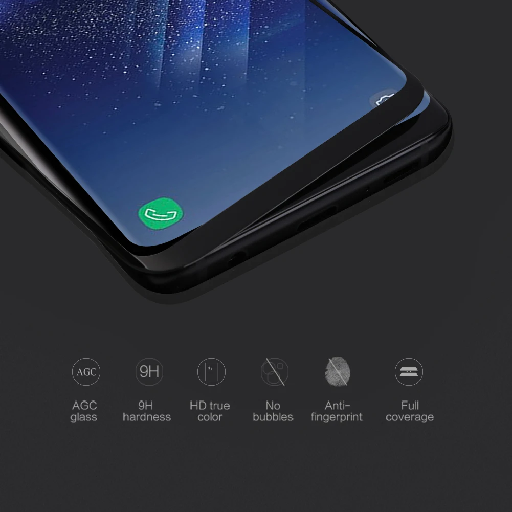 Защитное стекло Nillkin для Samsung Galaxy S9 Plus закаленное с полным покрытием S9|glass for