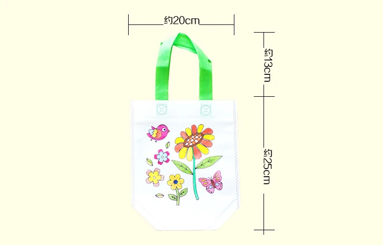 Случайный 5 шт. Дети DIY Рисунок ремесло Цвет сумка для детей обучающие и