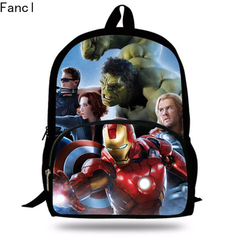 16 дюймов крутой рюкзак Thanos Avengers для школы мальчиков Книжная сумка Infinity War детей и