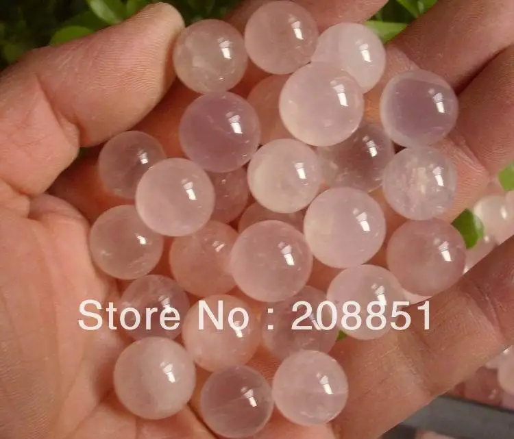 100 шт. шарики из Натурального Розового Кварца 13 15 мм|natural rose|natural rose quartznatural quartz crystal
