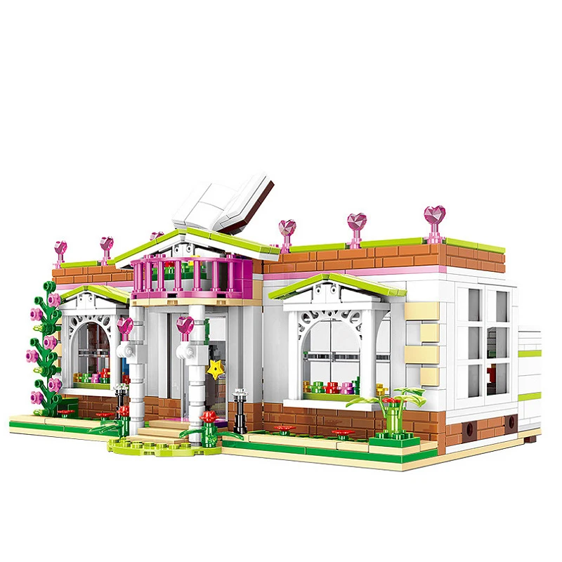 696 шт детские строительные блоки игрушки Совместимые Legoingly друзья город Девушки
