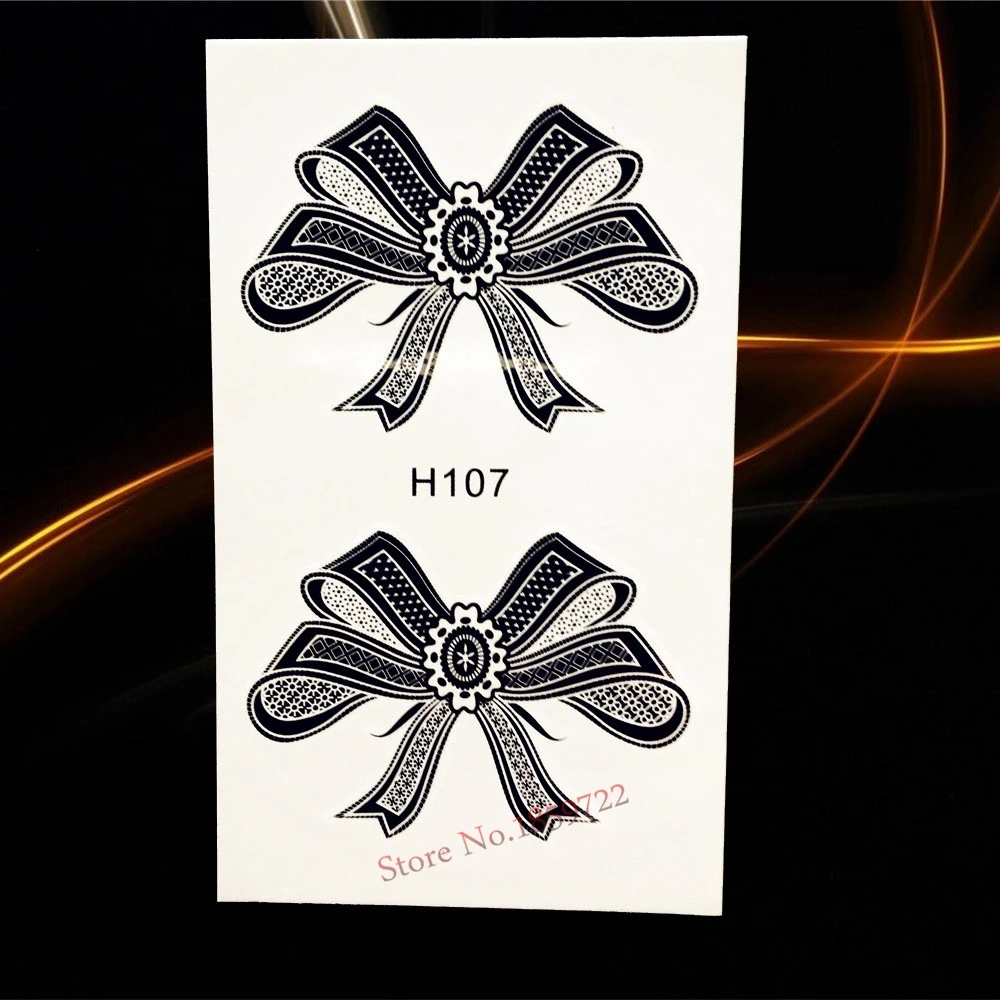 1 шт. сексуальные тату бабочка водонепроницаемые женские хна Вспышка татуировки