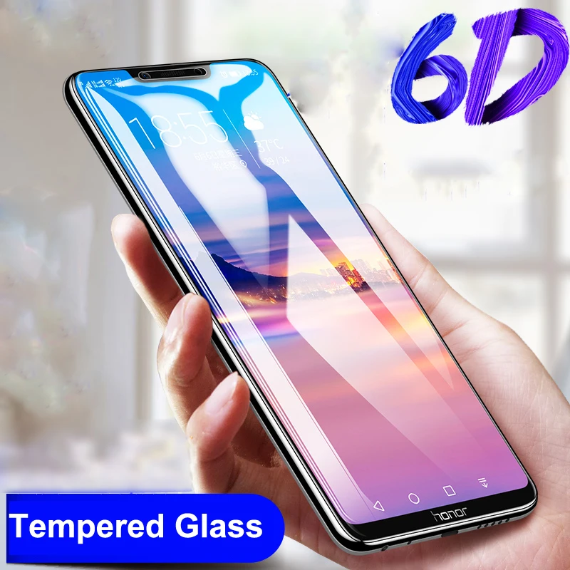 Защитное стекло закаленное 6D для Huawei Honor 10|Защитные стёкла и плёнки телефонов| |