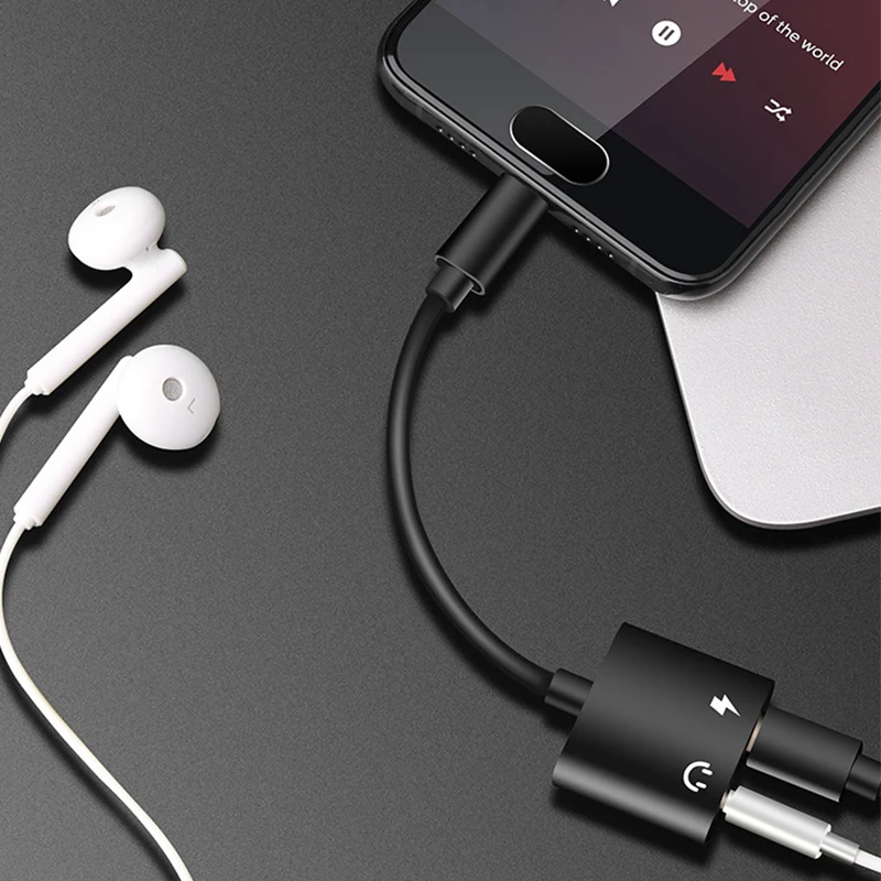 Кабель-адаптер с USB C на разъем 3 5 типа для Samsung S8 Note8 LG G5 G6 Huawei Mate 9 Type мм AUX аудио