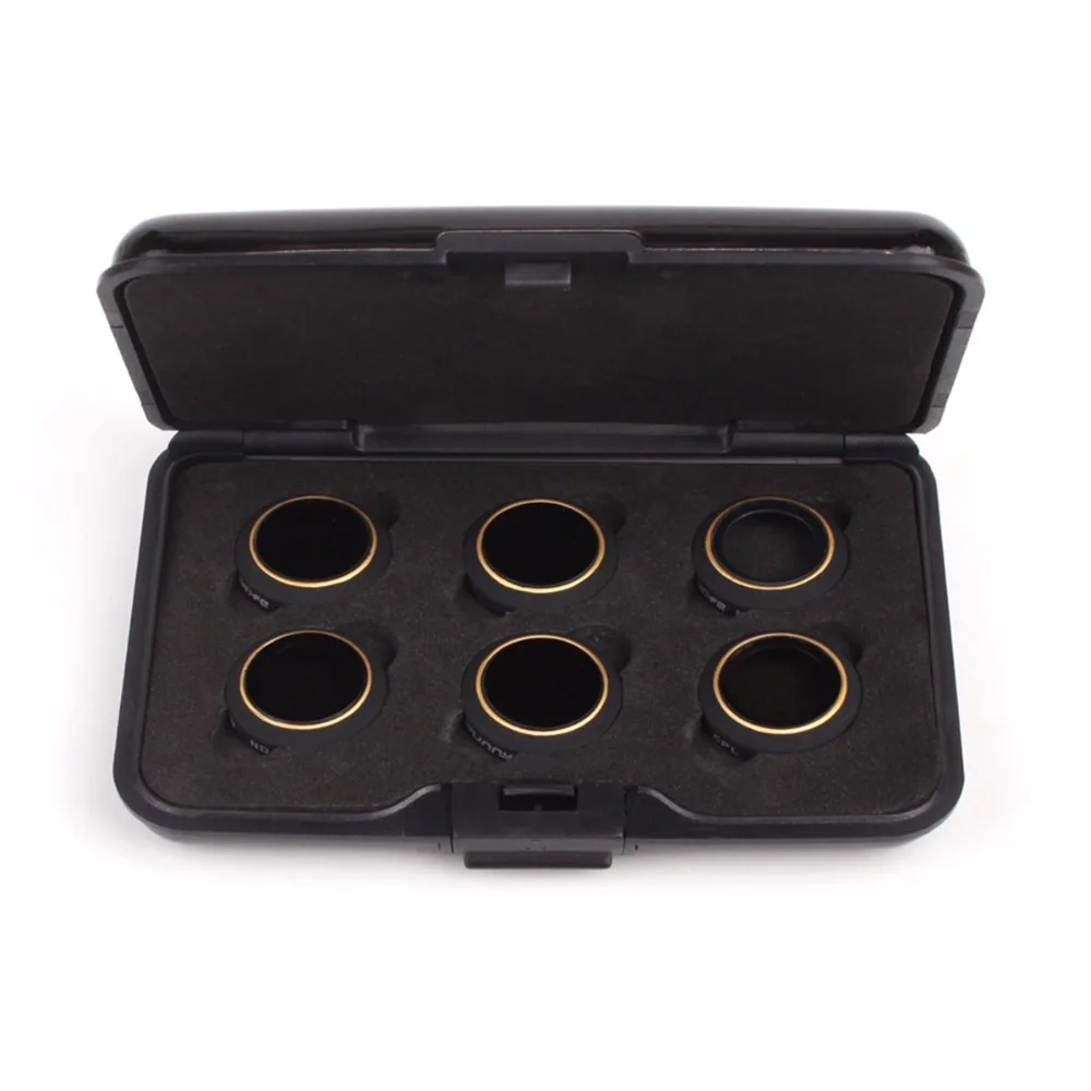 DJI Mavic Pro Lens Filter Bundle ND4 ND8 ND16 ND32 CPL UV for MAVIC Platinum Camera Drone kits with Case | Электроника