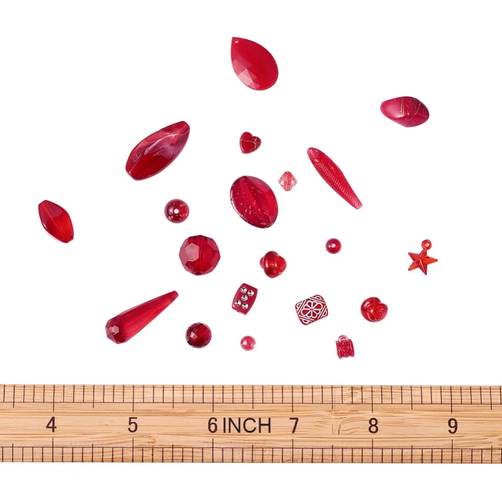 500 г разноцветные акриловые бусины для самостоятельного изготовления ювелирных