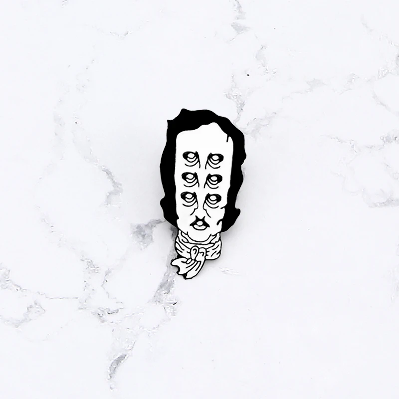 Эмалированная брошь для девочек эмалированная в форме плаща дайвинга с эмалью Poe Pablo Picasso Нагрудный