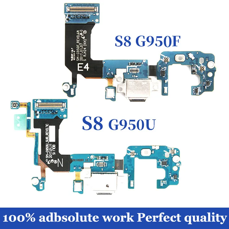 Оригинальный зарядный USB-порт для Samsung Galaxy S8 G950F G950U Plus G955F G955U док-разъем гибкий