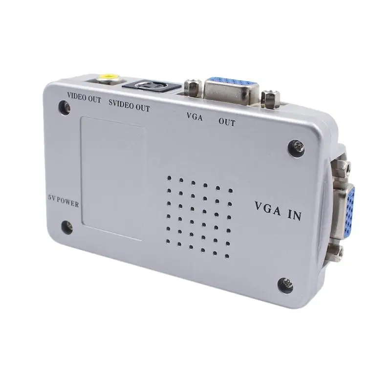 NTSC PAL VGA к ТВ AV RCA адаптер сигнала конвертер видео переключатель коробка