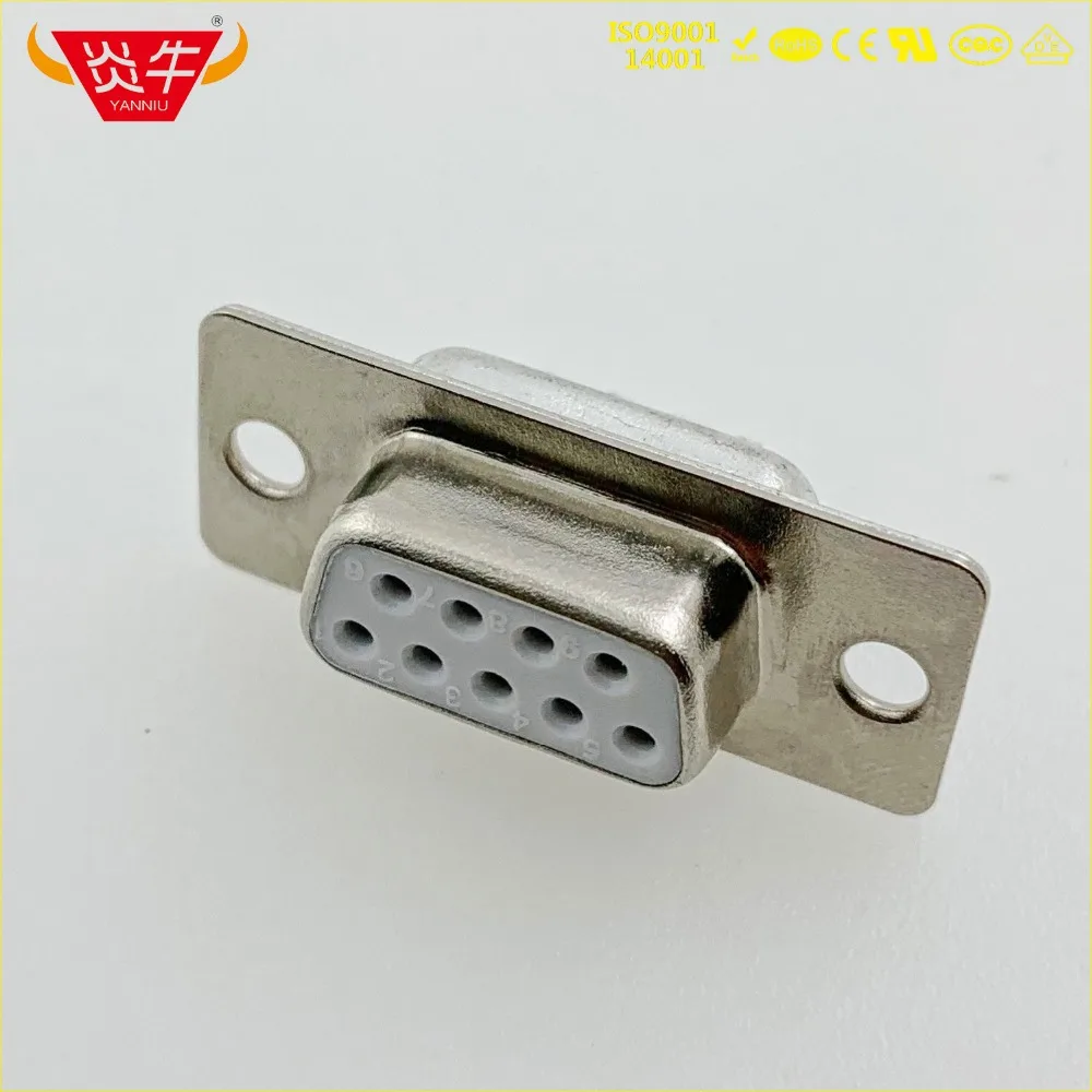 DB9 DB 9P Женский RS232 с гнездом 9PIN коннектор D SUB интерфейс последовательной связи