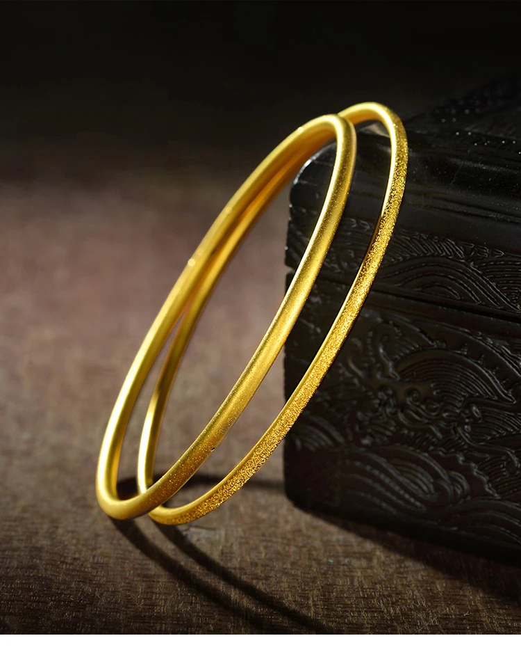 LKL 24K браслет из чистого золота Настоящее 999 цельный золотой браслет высококлассный красивый романтический, модный Классический ювелирный браслет Лидер продаж Новинка
