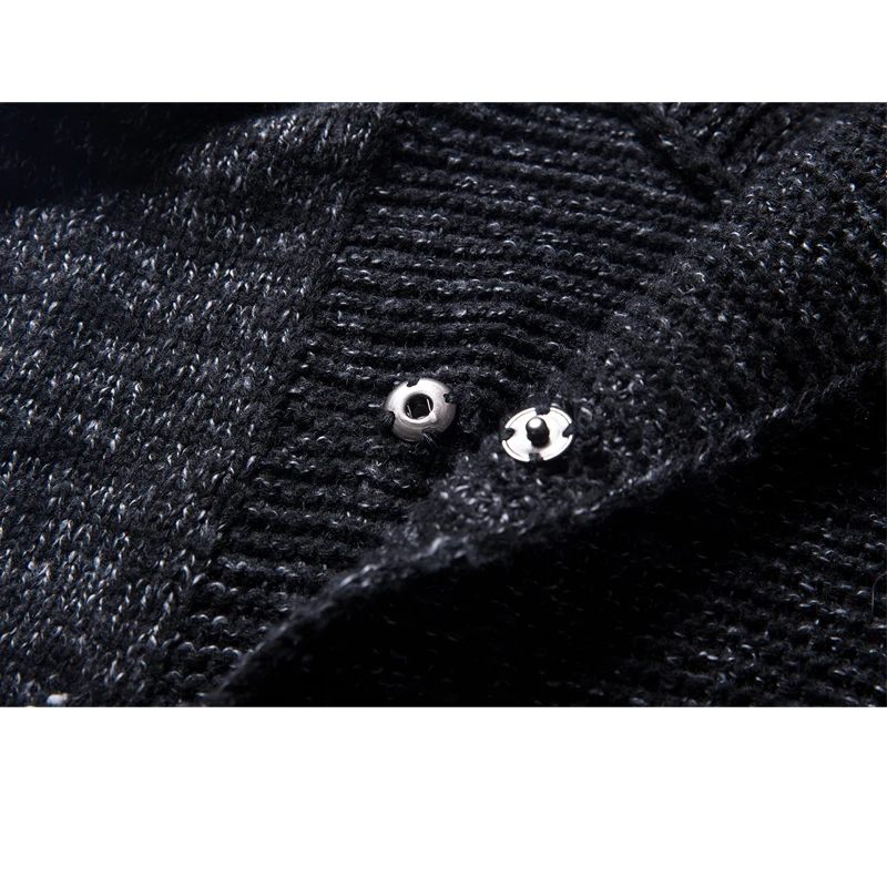 GUI XIANG новинка 2017 стильный Зимний мужской вязаный Тренч для отдыха мужские куртки