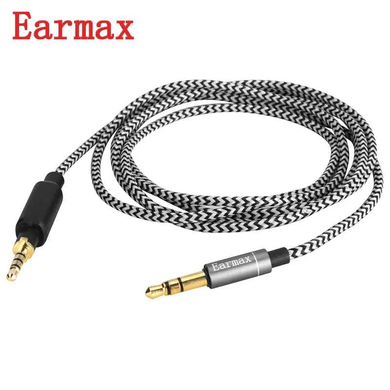 Кабель для обновления наушников Earmax 3,5 мм до 2,5 мм провод для гарнитуры 6N бескислородная медь сменный для JBL J55/J55A/J88/J88A 1,2 м