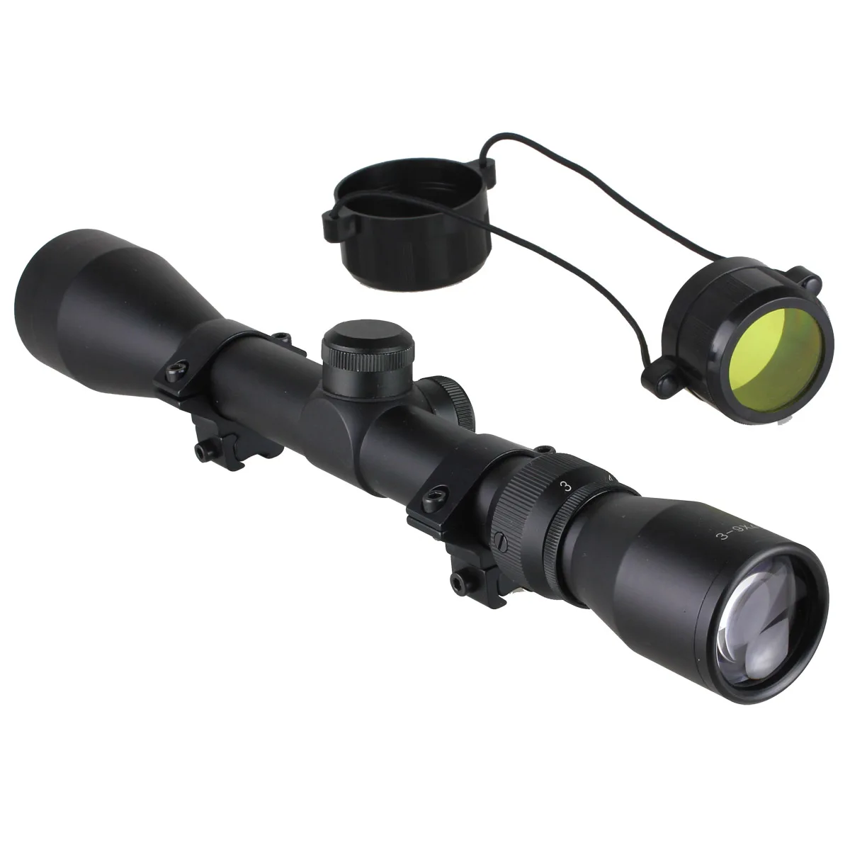 Прицел 3x9x40 Тактическая Винтовка оптика Снайперский прицел отзывы прицел охотничьи прицелы черный рейку 11 мм