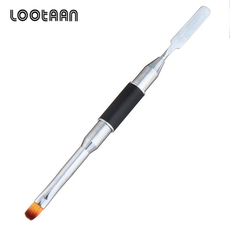 Двухсторонняя кисть Lootaan для дизайна ногтей акриловый УФ-гель наращивания