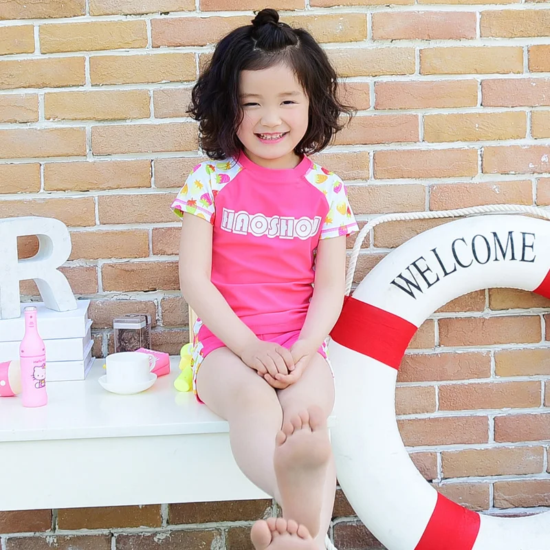 Детский купальный костюм из двух предметов купальные костюмы для девочек с