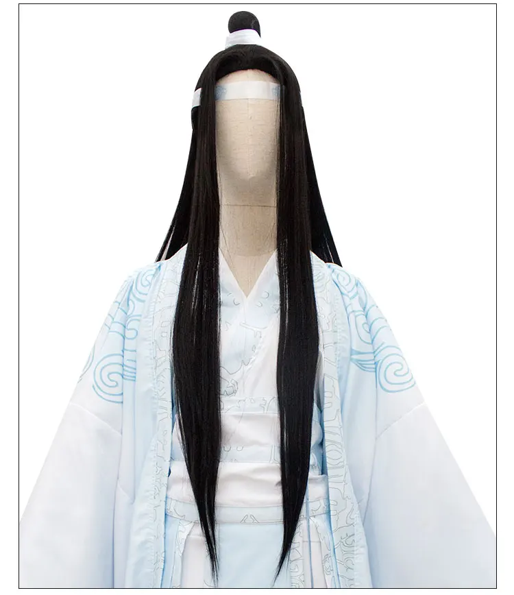 HSIU Wei Wuxian Lan Wangji Yiling патриарх косплей парик гроссмейстер демонического культивирования играть парик Mo Dao Zu Shi Хэллоуин волосы