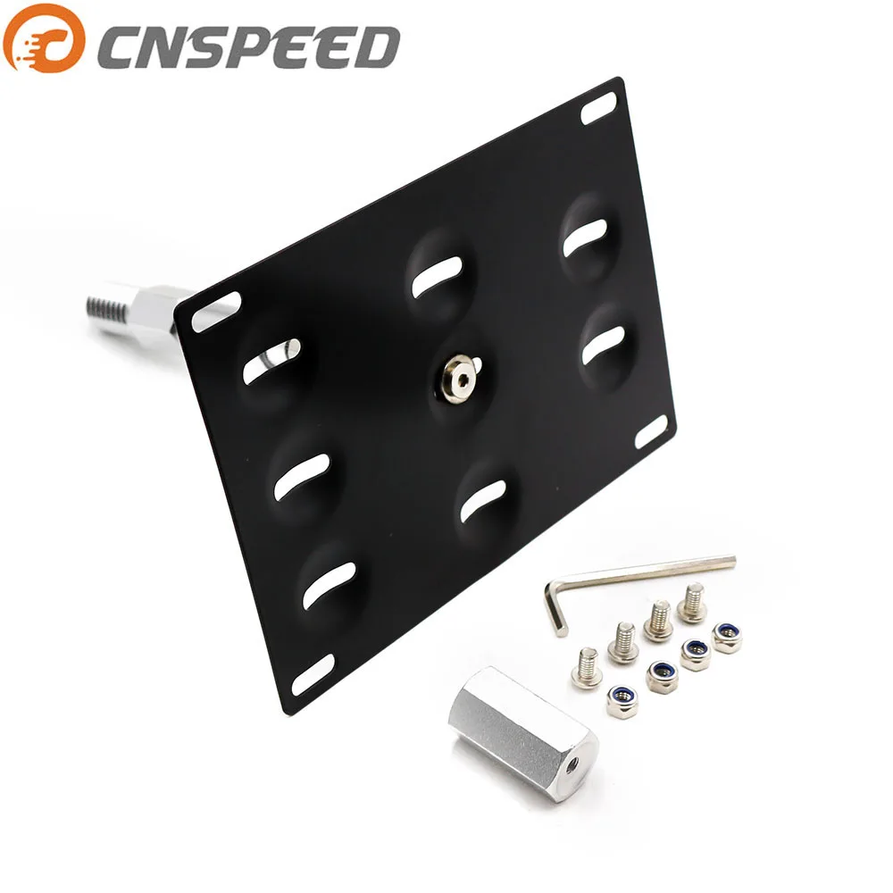 

CNSPEED Car License Plate Holder Mount For Audi A4 S4 A5 S5 A7 S7 08-15 Tow Hook Bracket License Plate Relocator Frame YC101097