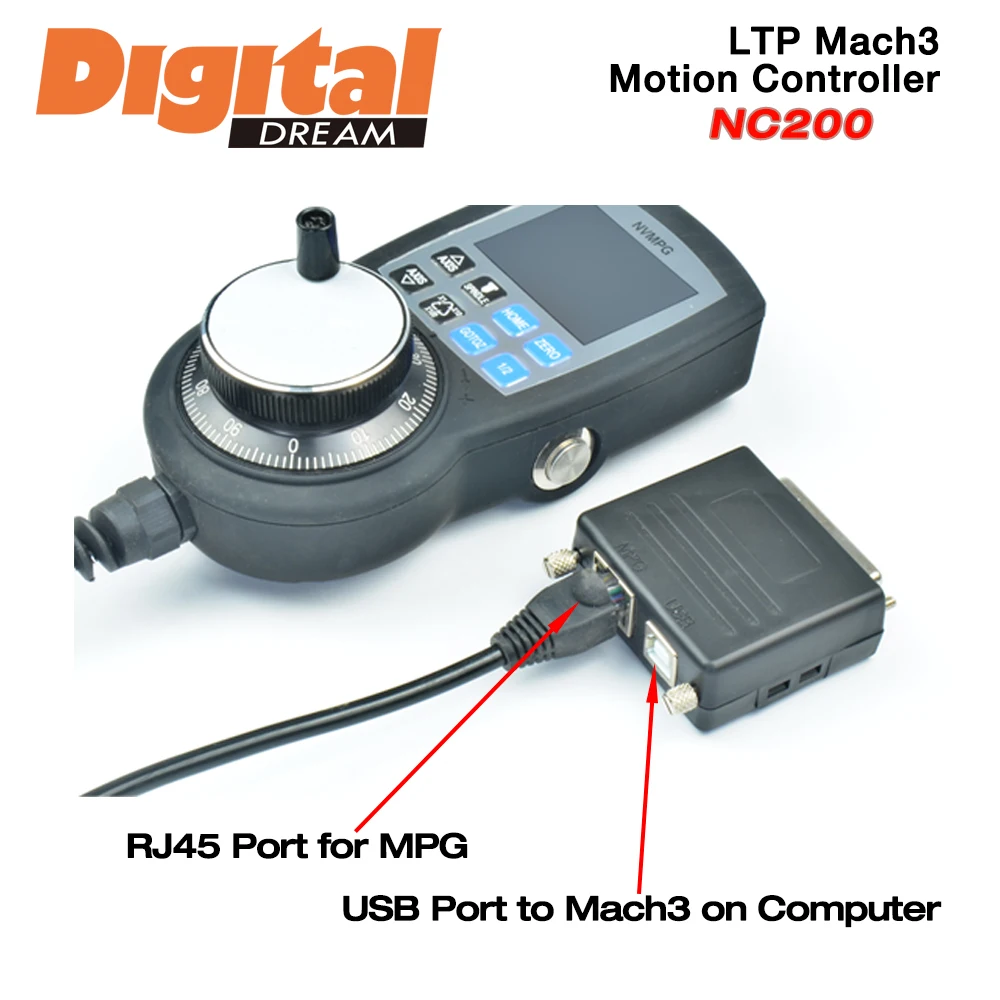 USB motion контроллер с breakboard для Mach3 программного обеспечения 200 Kpps ЧПУ |