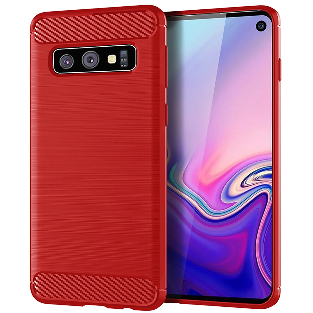 Ударопрочный силиконовый чехол для Samsung Galaxy S8 S9 S10 плюс S10E случае роскошный