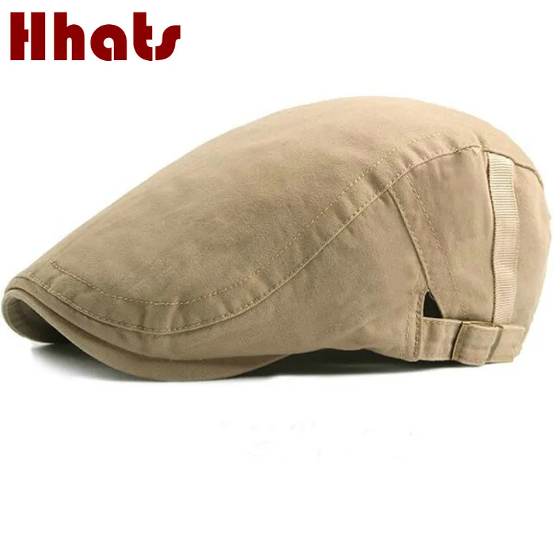 

cotton women newsboy cap adjustable men summer flat summer sun hat solid beret female blank plain vintage bone
