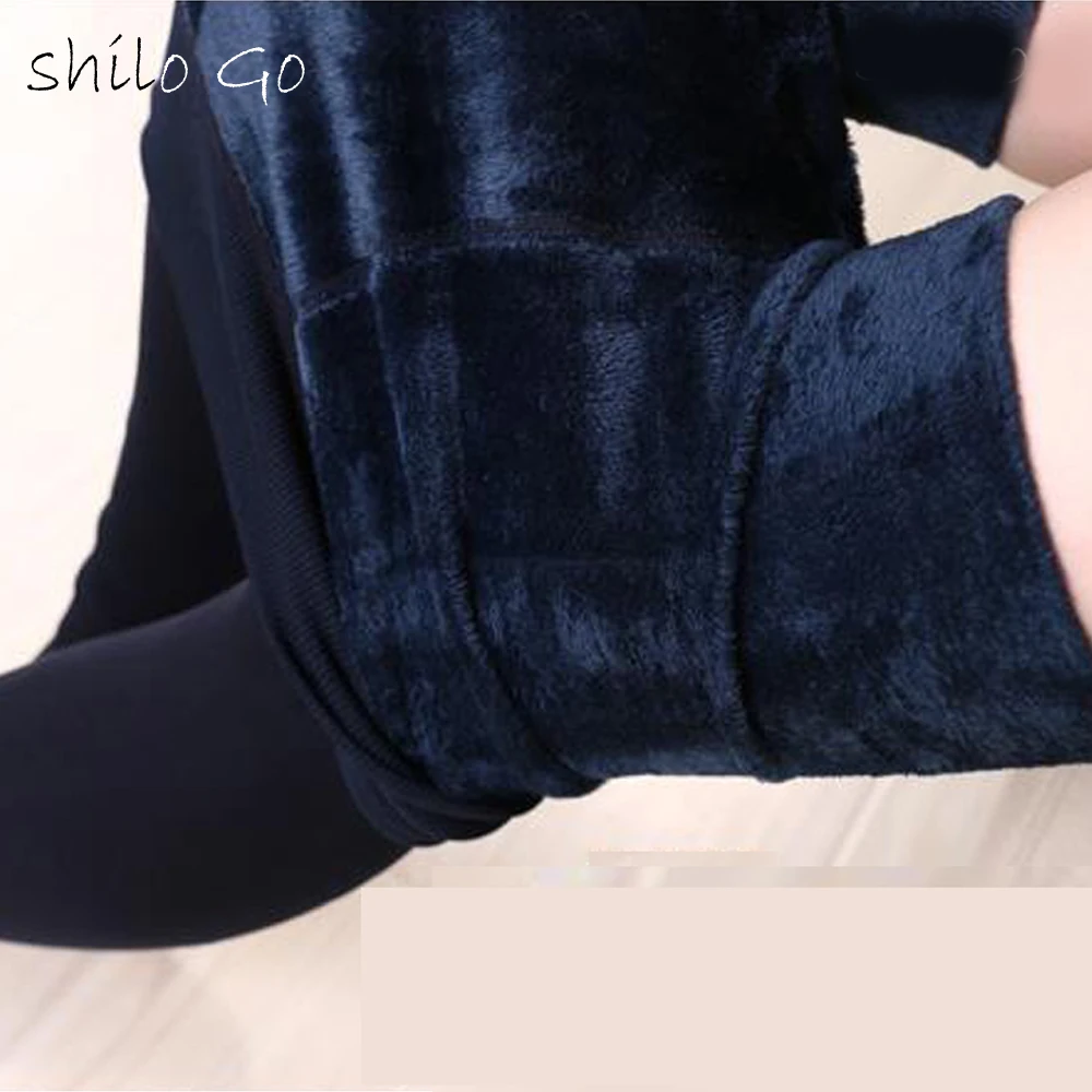 Модные женские бархатные кашемировые леггинсы с жемчужинами теплые штаны