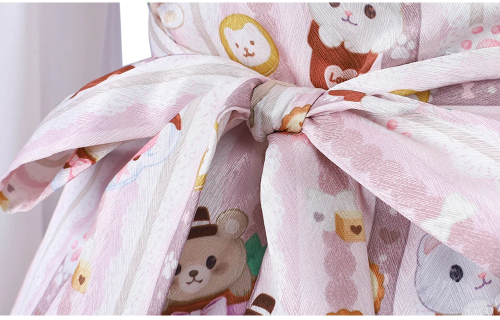 Милое платье в викторианском стиле в стиле Лолиты для Хэллоуина; Chritmas; костюмы для женщин; розовая юбка в стиле лоли с длинными рукавами и бантом; большие размеры