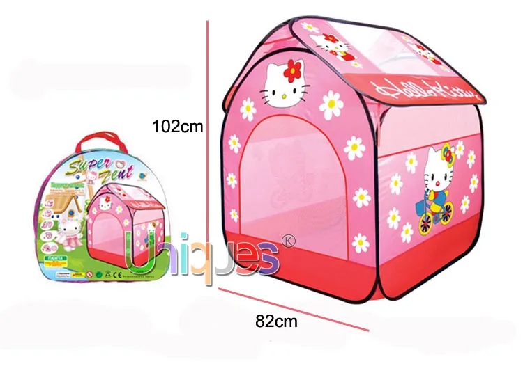 Hello kitty Детская палатка мультфильм игровой Домашняя игра палатка Спорт на открытом воздухе дети океан мяч бассейн лучшие игрушки для младенцев тент для лужайки подарок для девочки