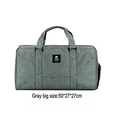Gray Big Отделение для сухого и мокрого плавания, сумка ming, супер водонепроницаемая, Оксфорд, для плавания, для спортзала, сумка для занятий спортом на открытом воздухе, сумка через плечо, женские сумки - Цвет: Gray Big