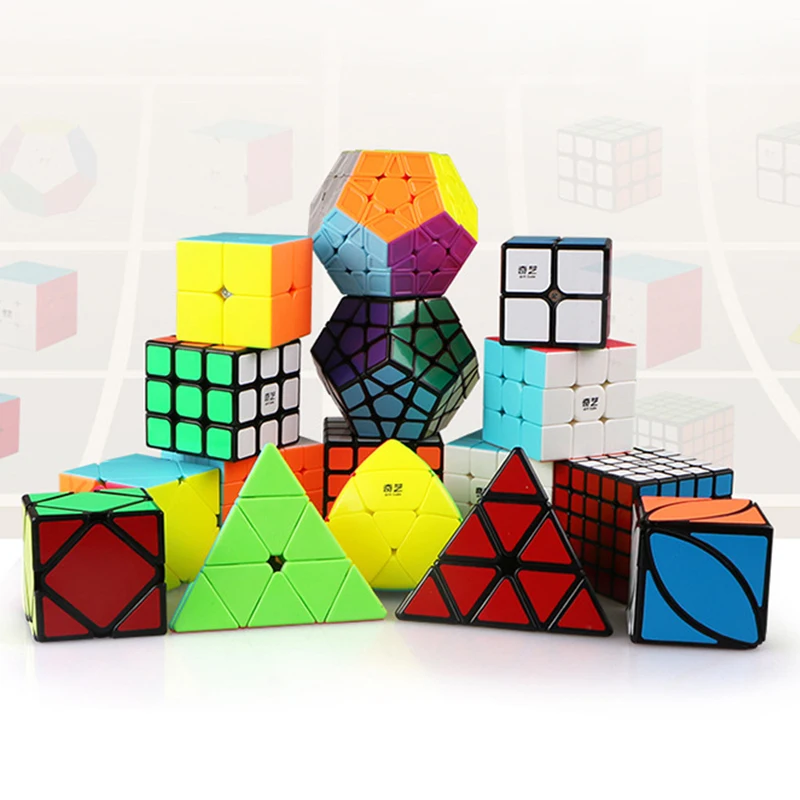 Qiyi Mofangge 4 шт./компл. набор магических кубиков подарок 2x2 3x3x3 4x4x4 5x5x5