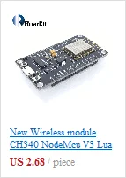 ESP8266 CH340G NodeMcu V3 Lua беспроводной wifi модуль Разъем макетная плата ESP-12E Micro USB ESP8266 CP2102 на основе L293D
