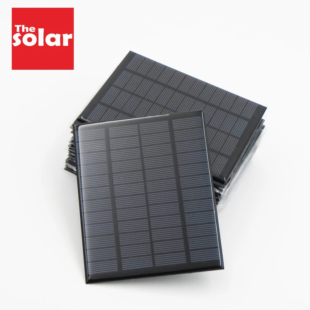 Солнечная панель 5,5 V Мини Солнечная система DIY для батареи PV зарядные устройства для мобильных телефонов портативные 70mA 80mA 100mA 110mA 160mA 180mA 291mA