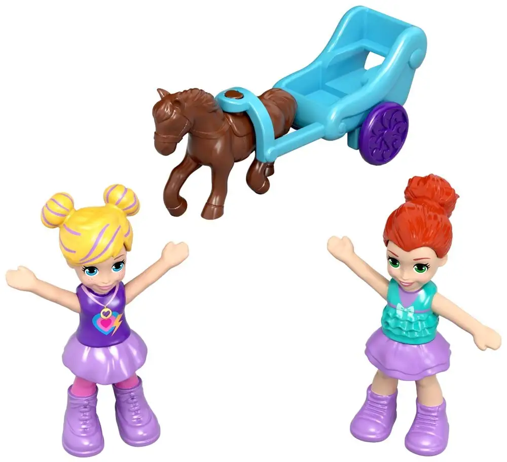 Оригинальная Polly Pocket World мини кукла с сокровищами дом девочка принцесса аксессуары музыкальные куклы коробка музыкальная шкатулка детские игрушки Juguetes