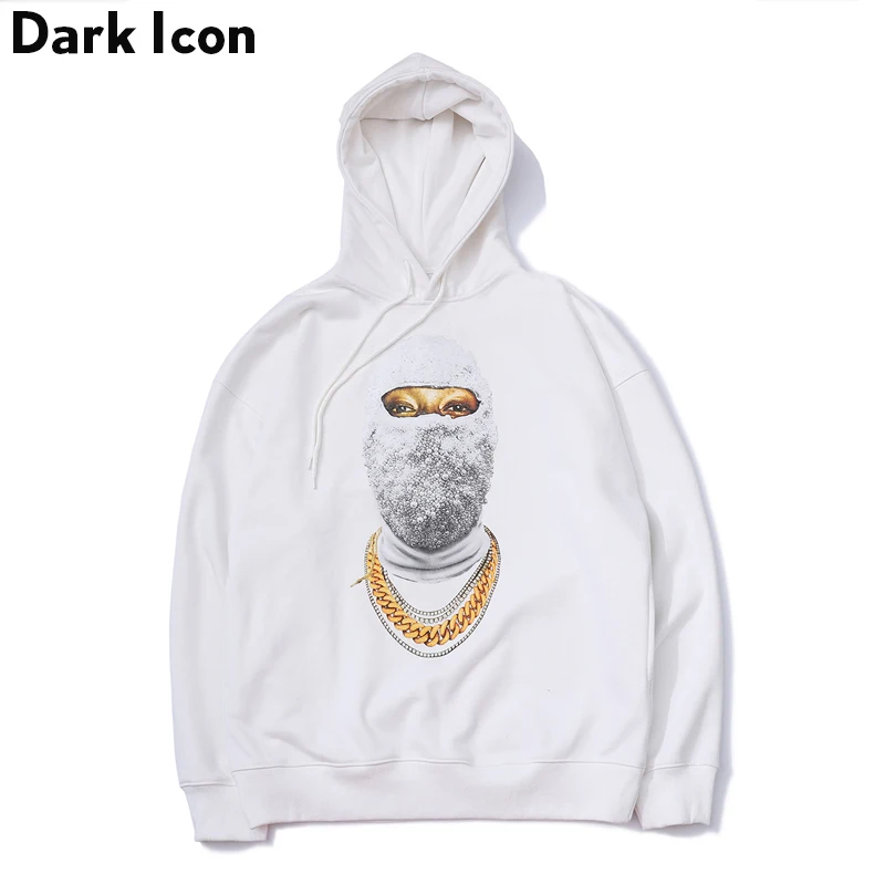 Мужская толстовка из флиса с принтом DARK ICON Pearl, осень, толстовки в стиле хип-хоп, большие размеры, толстовки и толстовки для мужчин