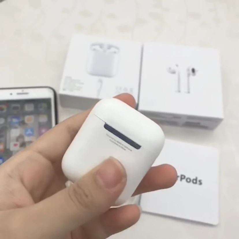 Супер копия 1:1 Air 2 го поколения беспроводные наушники Bluetooth гарнитура с супер