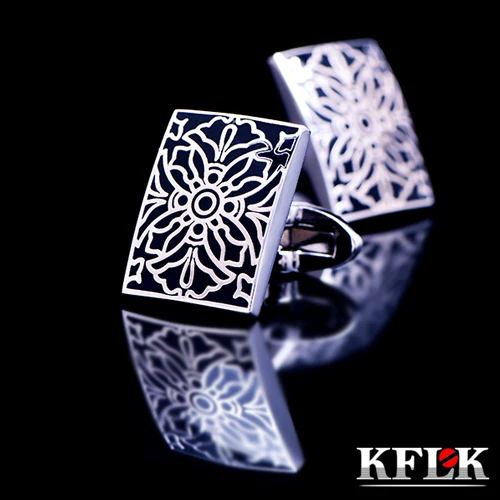 KFLK роскошные новые запонки для рубашек мужских подарков брендовые на пуговицах