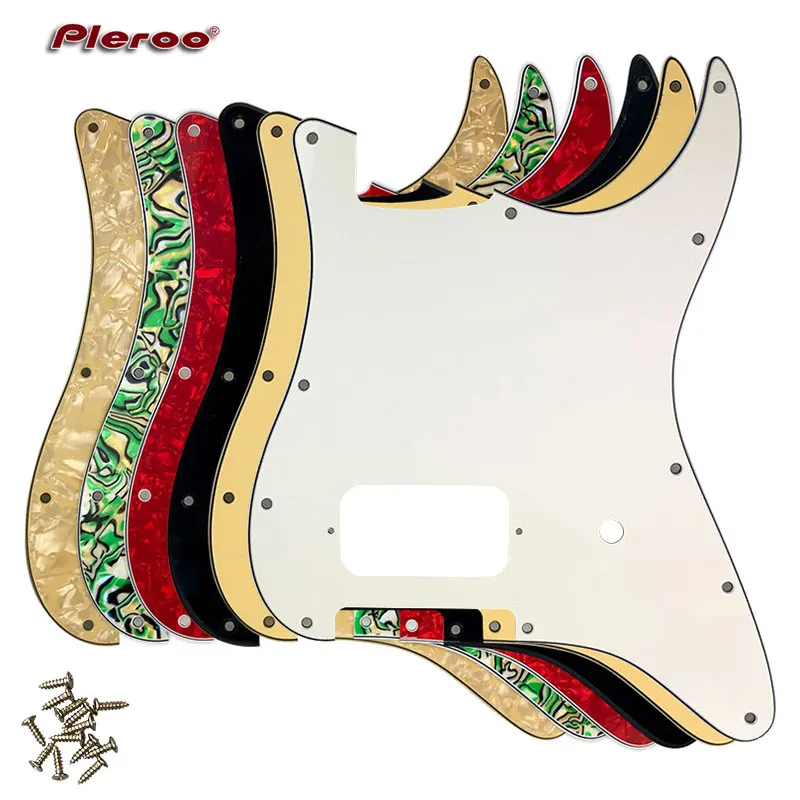 Детали для гитары Pleroo США Мексики Fd Strat ST Blank Pickguard 11 отверстий US Spec с мостовым
