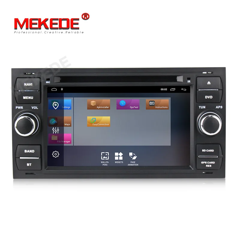 Автомобильный DVD плеер MEKEDE Android 10 0 четырёхъядерный процессор 32 Гб ПЗУ gps для Ford Focus