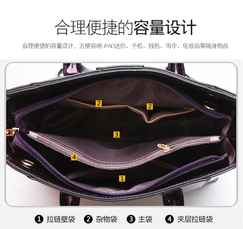 WALLET FOR FREE Brand New Fashion Crocodile pattern Women Shoulder Bags Handbag PU Leather Female Bag Ladies Hand Bags Sac