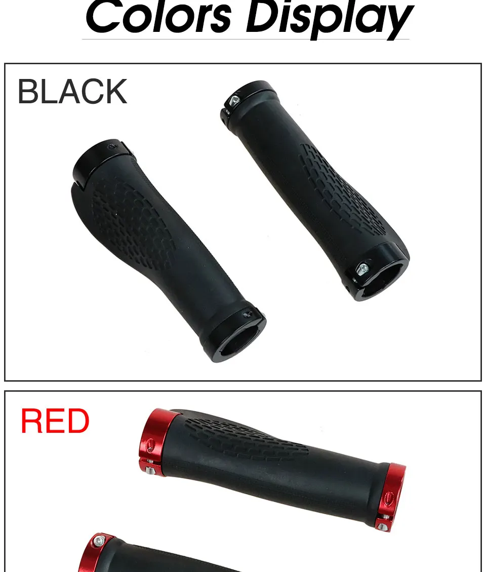 5 Colors Skid Resistance Mountain Road Bicycle Handlebar Grips Ergonomic Rubber Bike Handle Cycling Riding Bicycle Handlebars