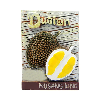 E 3D магнит на холодильник сувенир из Таиланда муляжи фруктов Durian Смола холодильник магнитная наклейка кухонные украшения Аксессуары - Цвет: E