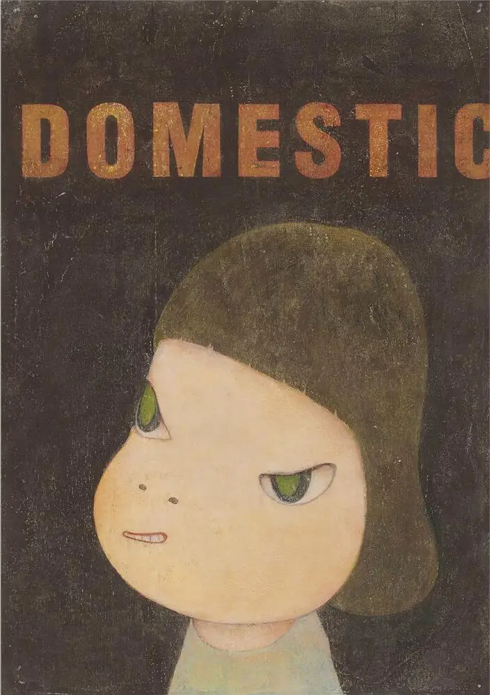 Yoshitomo Нара c Книги по искусству Ун лунатизм кукла рисунок японской живописи HD печати холст Книги по искусству фотографии плакат для ребенка Детская комната декор - Цвет: PC4112