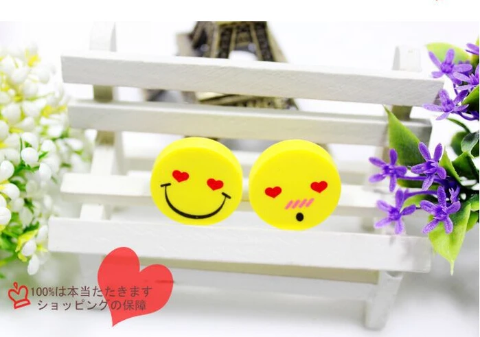 4 шт. новые милые Мультяшные Kawaii ластик корейские канцелярские принадлежности Школьные принадлежности улыбка новинка детские подарки Фантастическая Резина