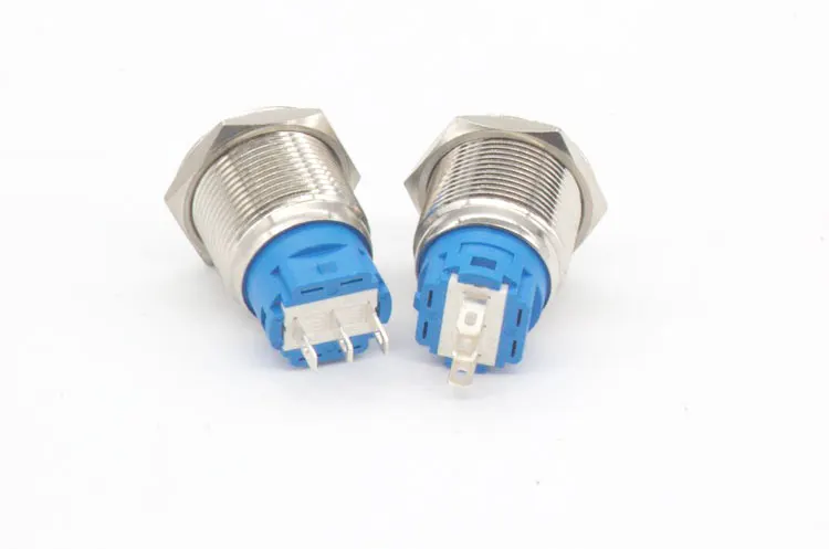 Новинка металлический кнопочный переключатель 19 мм для дверного звонка из