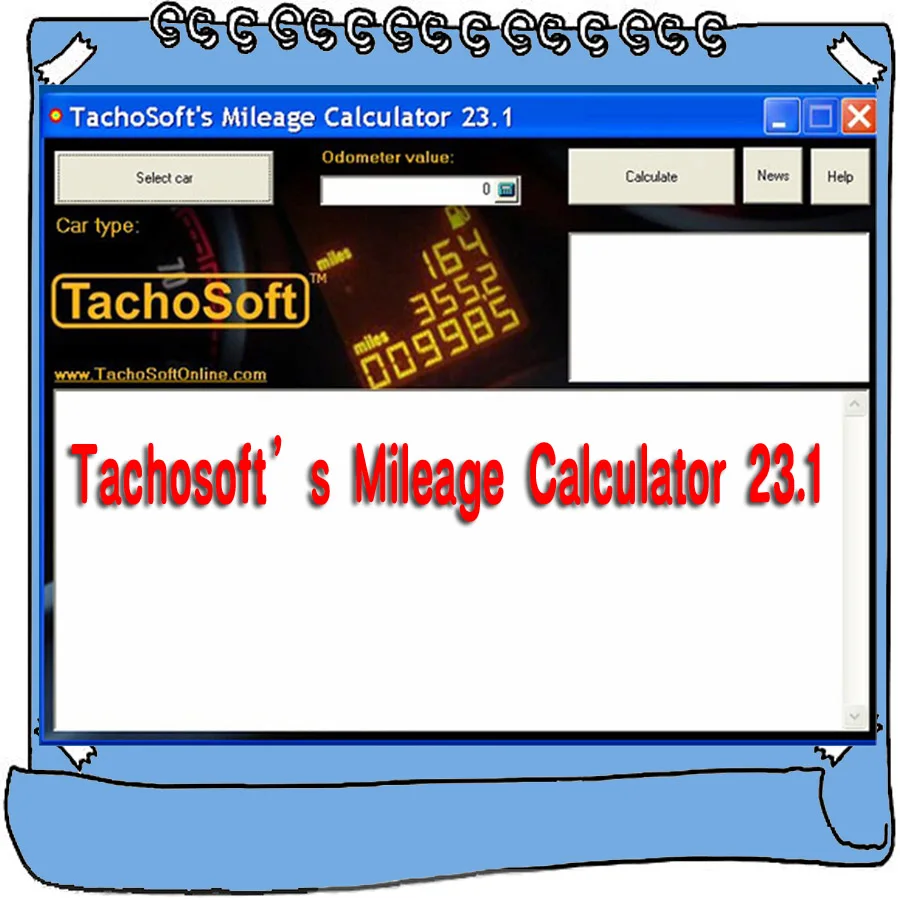 Новейший калькулятор пробега Tachosoft V23.1 Поддержка множества брендов автомобилей |