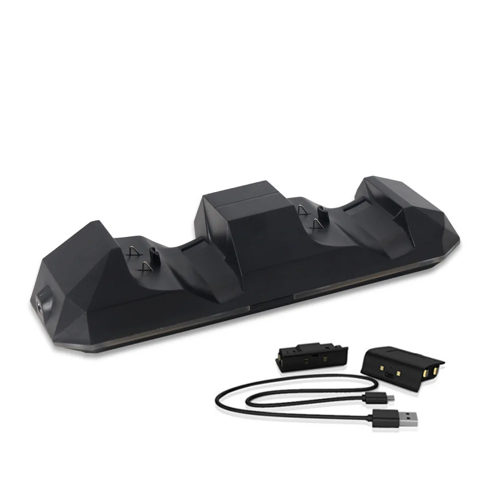 Портативное зарядное устройство с двумя зарядными док станками для