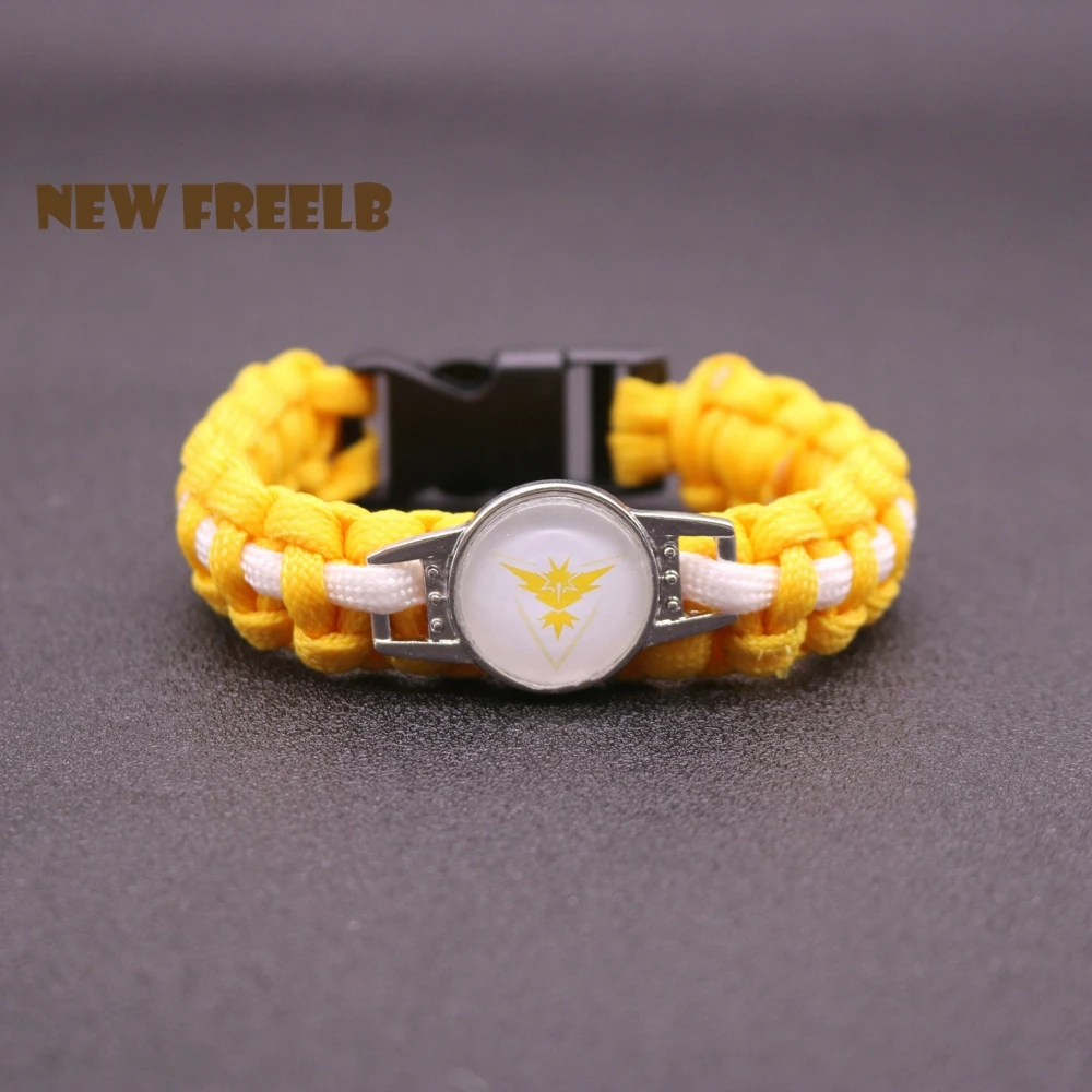 Горячая игра Go Team Valor Мистик инстинкт Паракорд с логотипом цепочка-браслет в виде